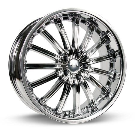 RTX Alloy Wheel, Elite 20x8.5 5x114.3 ET38 CB73.1 PVD Chrome 081295
